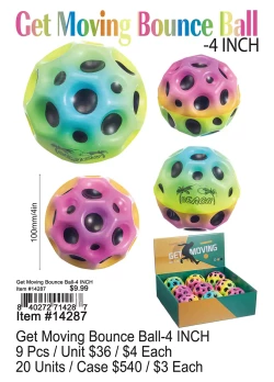 Get Moving Bounce Ball-4 inch